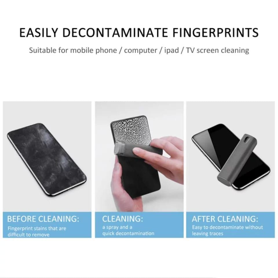 Mobile Phone Screen Cleaner, Portable Spray For Phone Screen Cleaning, Computer Mobile Phone Screen Dust Removal, Touchscreen Mist Cleaner, Sterilization Disinfection Cleaning Tool Mobile Phone Screen Cleaner, Portable Spray For Phone Screen Cleaning, Computer Mobile Phone Screen Dust Removal, Touchscreen Mist Cleaner, Sterilization Disinfection Cleaning Tool